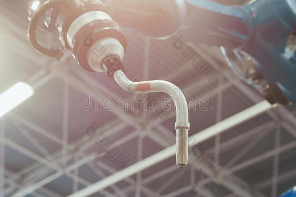 自动化的机器人的机器为工业的焊接法,某种语气的