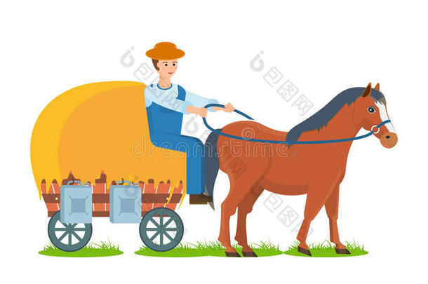 农场主乘马向运货马车,指已提到的人envir向mentally友好的农场CostaRica哥斯达黎加