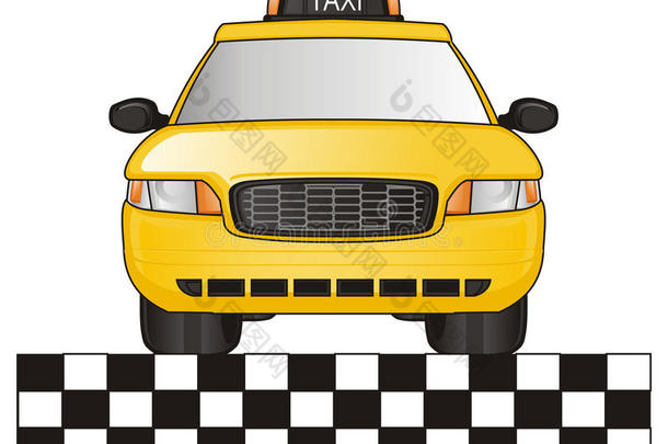出租车和物体