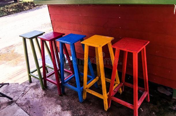 布丁设计椅子富有色彩的方式泰国