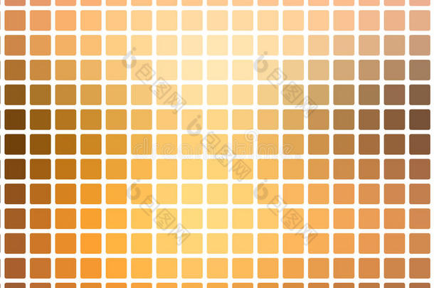 黄色的珊瑚粉红色的黑的<strong>圆</strong>形的马赛克背景越过白色的squarefiber<strong>矩形</strong>光纤
