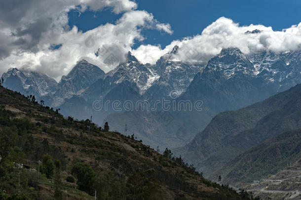 背看法关于玉龙雪山,云南云南,中国