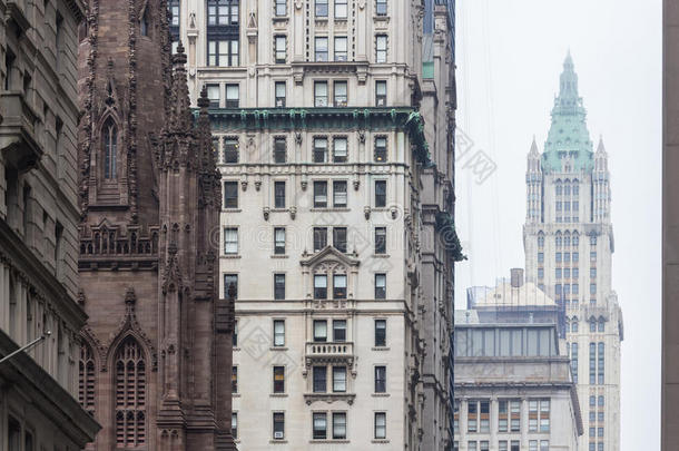 新的使击球员出局城市,下方的曼哈顿,摩天大楼向<strong>大路</strong>大街.