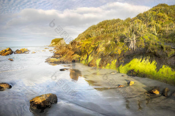 湾向西海岸线,南方岛,NewZealand新西兰