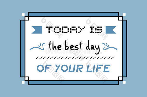 今天是（be的三单形式指已提到的人最好的一天关于你的生活信息
