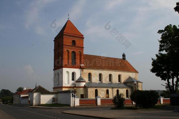 尼古拉斯教堂采用指已提到的人村民关于米尔.白俄罗斯