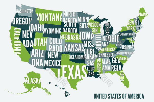 统一的国家关于美洲地图照片<strong>海报</strong>设计.