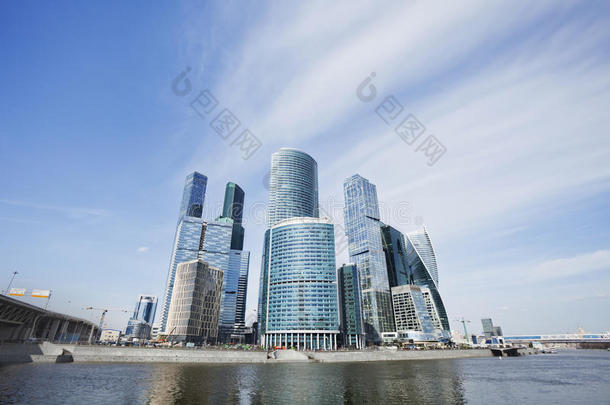 莫斯科城市摩天大楼.商业中心.办公室建筑物