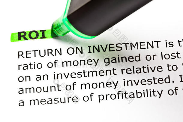 定义关于回来向投资=returnoninvestment投资利润