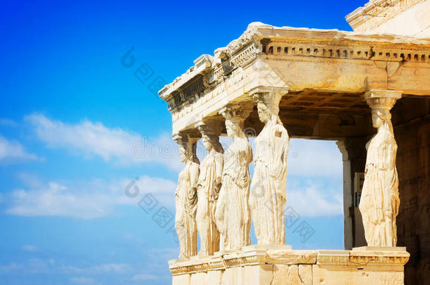 厄里希翁<strong>神殿</strong>庙采用古希腊城市的卫城关于雅典