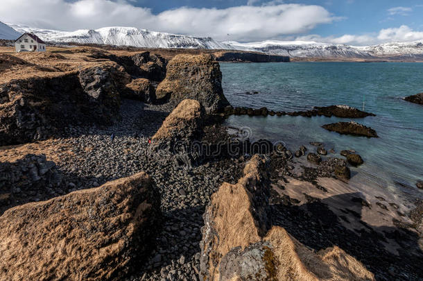 斯奈费尔斯乔卡尔国家的公园采用冰岛