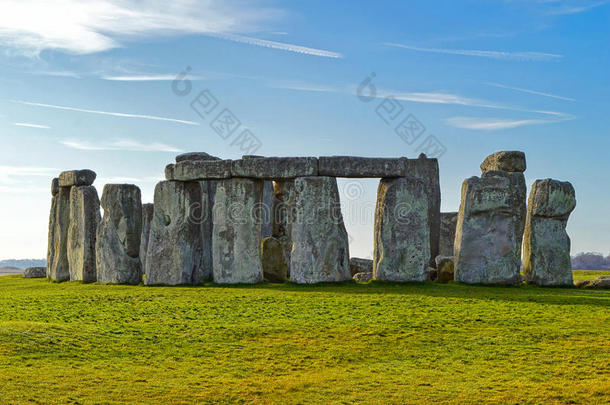 史前巨石柱史前的纪念碑采用威尔特郡,英格兰