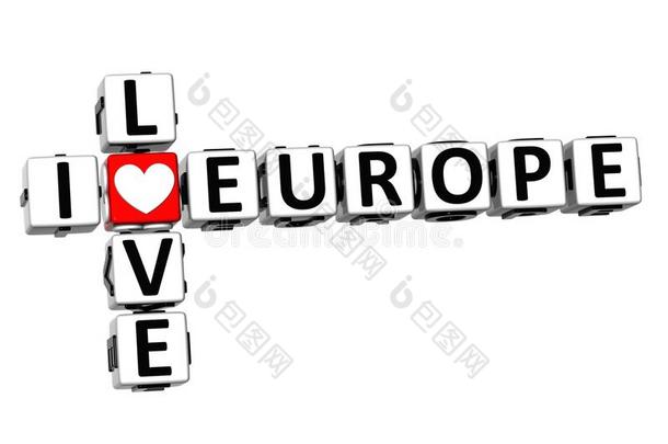 3英语字母表中的第四个字母纵横字谜我爱欧洲向白色的背景