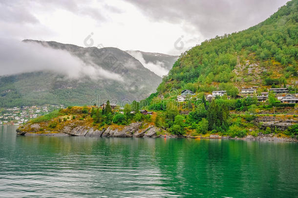 美丽的<strong>风景</strong>和<strong>风景</strong>看法关于挪威,绿色的<strong>风景</strong>关于