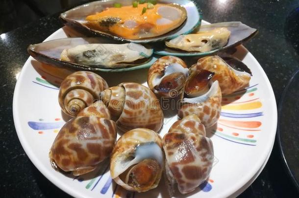海产食品采用泰国自助餐饭店