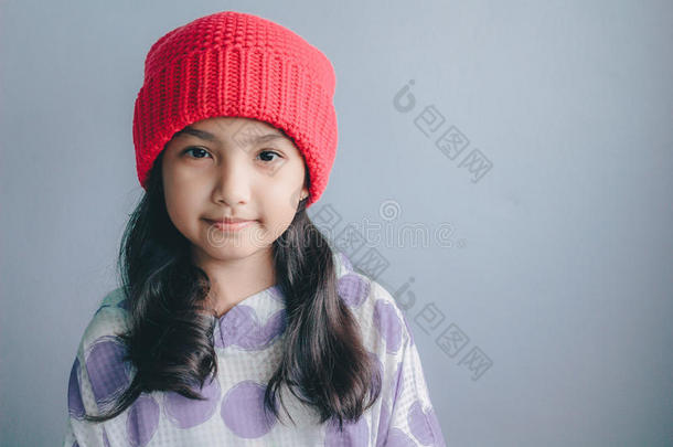 漂亮的小的女孩,ThaiAirwaysInternational泰航国际人.