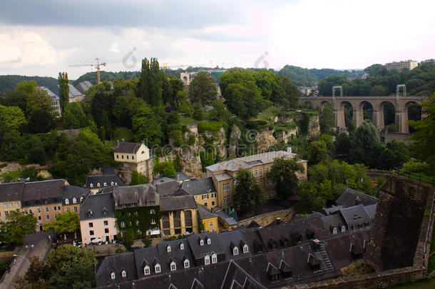 一全景画看法关于卢森堡公国城市