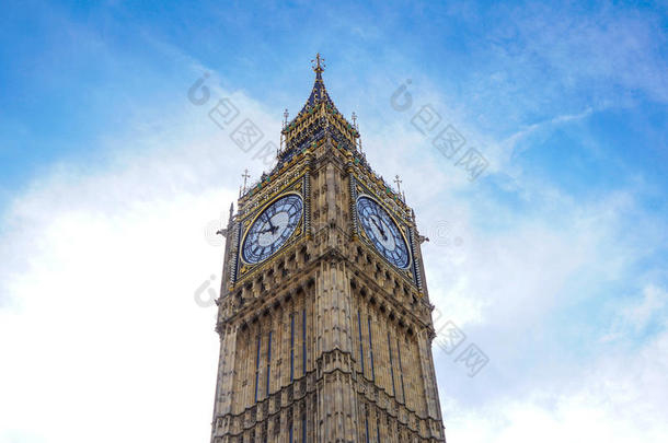 大的内室伊丽莎白塔钟面容,宫关于威斯敏斯特议会,隆多