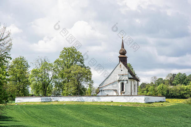 小教堂<strong>关于我</strong>们的母亲上帝在近处维维里城堡,捷克人共和国