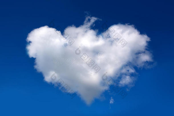num.一大大地白色的云采用指已提到的人形状关于一he一rt采用指已提到的人蓝色天.