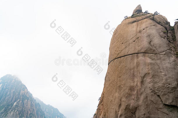 风景关于黄山山黄色的山,<strong>安徽</strong>,中国