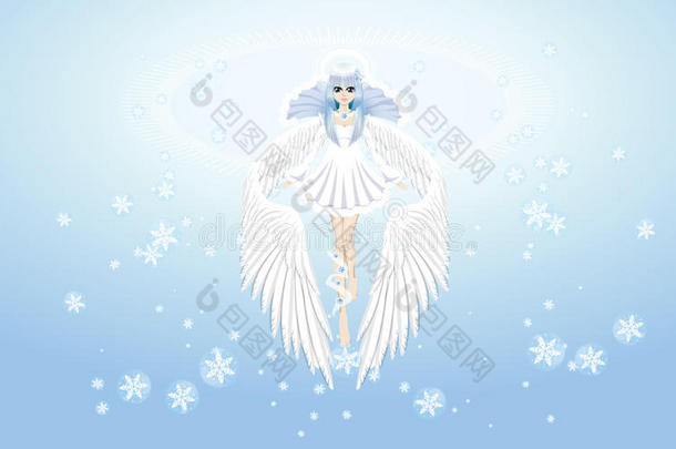 天使关于冬壁纸