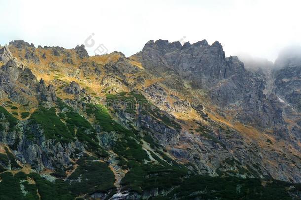 全景的影像.山风景