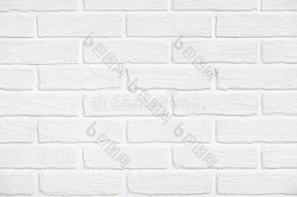 白色的砖<strong>墙背景照片</strong>