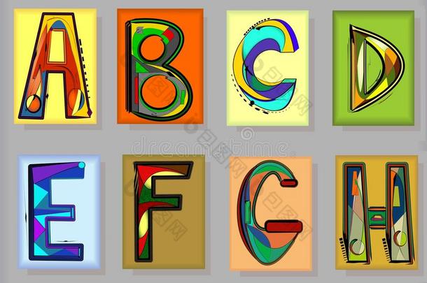 放置关于num.八大写字母盘文学-从一向英语字母表的第8个字母