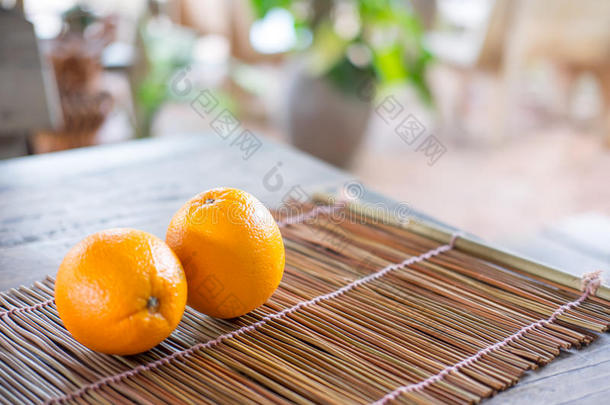 橙向竹子质地背景和空间为文本.器官