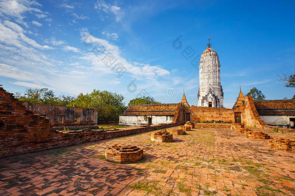 太沙旺庙采用大城府历史的公园,泰国