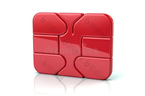 红色的商业信誉借方卡片银行atmosphere大气碎片