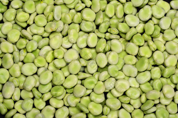 背景关于新鲜的绿色的<strong>宽阔</strong>的豆.