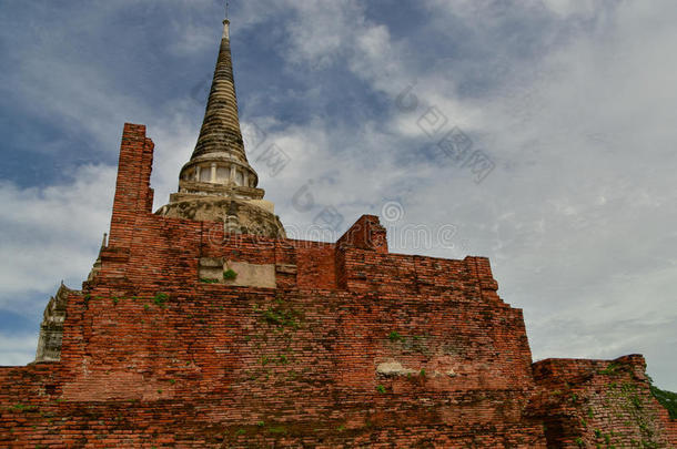泰国或高棉的佛教寺或僧院弗拉西桑<strong>佩奇</strong>采用大城府历史的公园