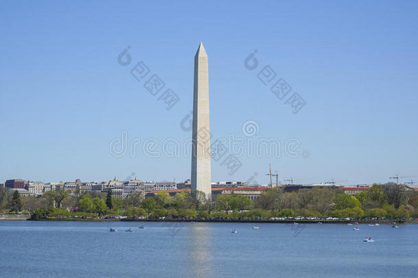 指已提到的人著名的华盛顿纪念碑-美丽的看法-华盛顿dacapo又