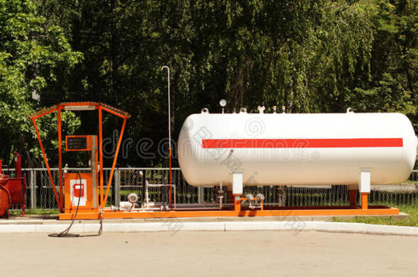 liquidpane气体液化丙烷气车站为装满液化的气体进入中指已提到的人车辆油箱.Liechtenstein列支敦士登