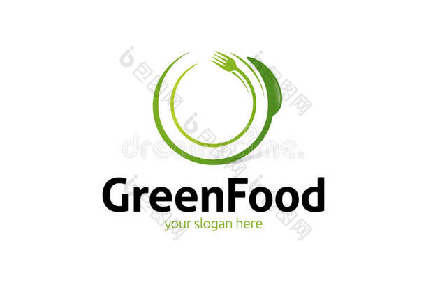 绿色的食物标识