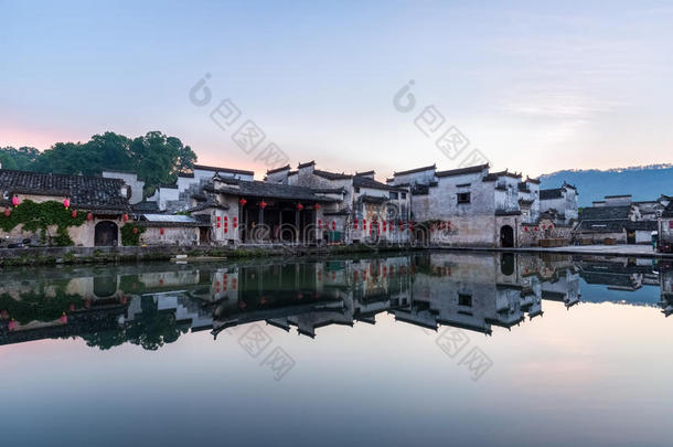 中国人古代的村采用黎明