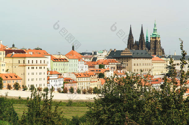 城市风光照片关于老的城镇采用布拉格,捷克人共和国