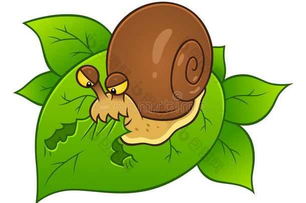 蜗牛讨厌的人或事吃树叶
