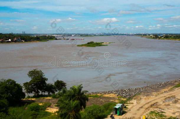 看法关于巴拉圭河.亚松森,巴拉圭