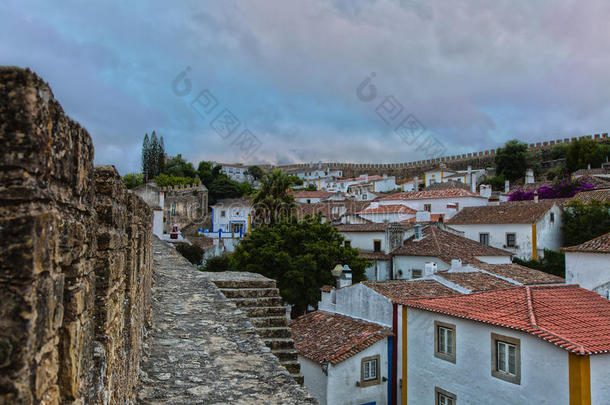 中古的城堡和墙采用奥比杜什村民采用<strong>葡萄牙</strong>