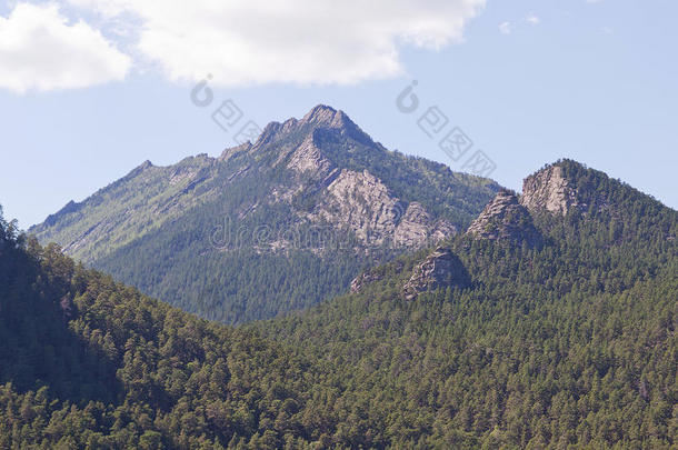 石头山小山和最高向湖博罗沃伊