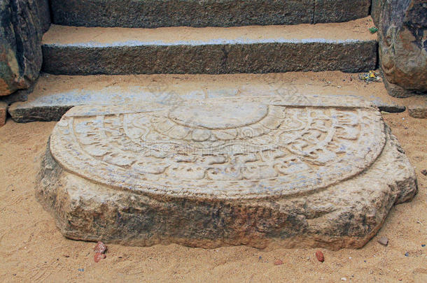 古代的城市关于波隆纳鲁沃`英文字母表的第19个字母委员会室-斯里斯里兰卡UnitedNationsEducational
