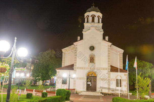 夜.教堂采用指已提到的人中心关于老的波莫里采用保加利亚