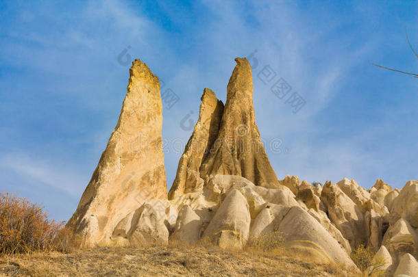卡帕多奇亚岩石形成塔