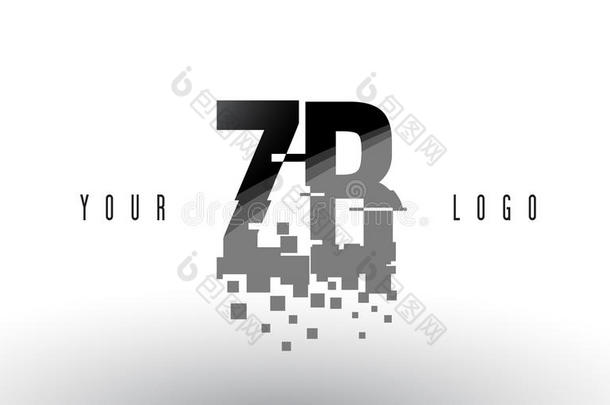 zb公司英语字母表的第26个字母英语字母表的第2个字母像素信标识和数字的破碎的英语字母表的第2个字母lack平方