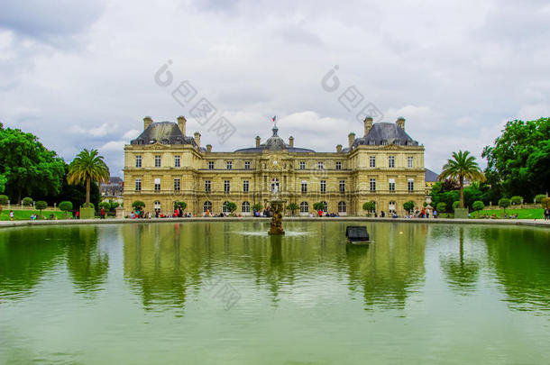 卢森堡公国宫采用指已提到的人卢森堡公国园.巴黎,法国.