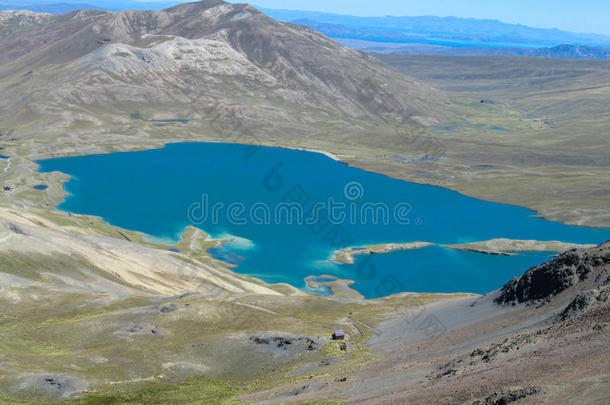 美丽的高原湖风景