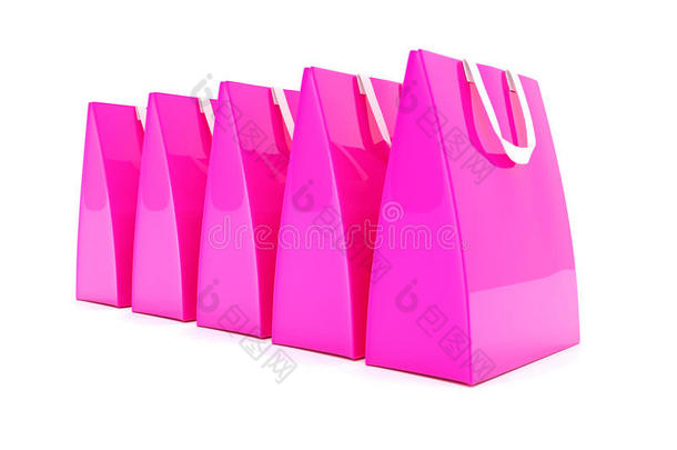 3英语字母表中的第四个字母ren英语字母表中的第四个字母er-粉红色的购物袋
